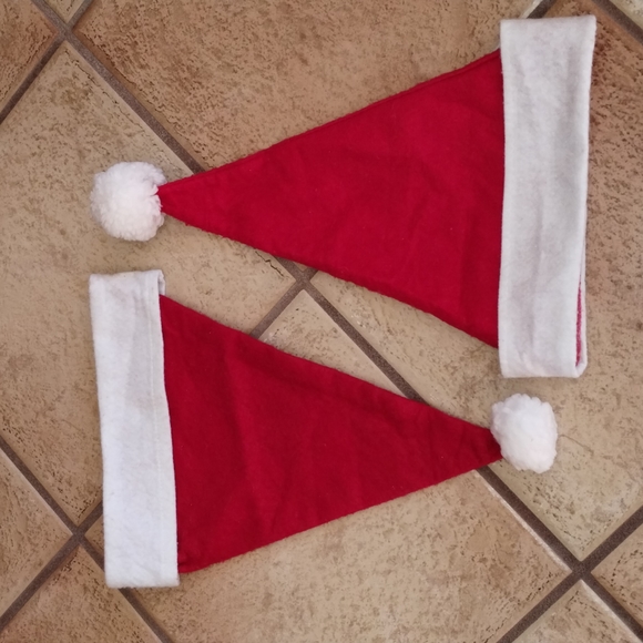 2 Felt Santa Hats - Picture 3 of 5